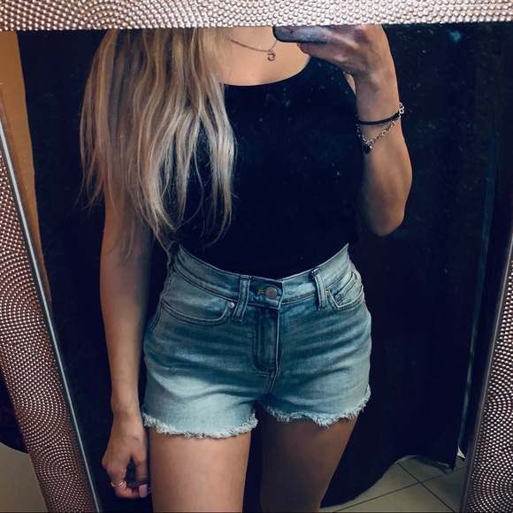 PINK Victoria's Secret Pants - PINK by VS denim high waisted shorts